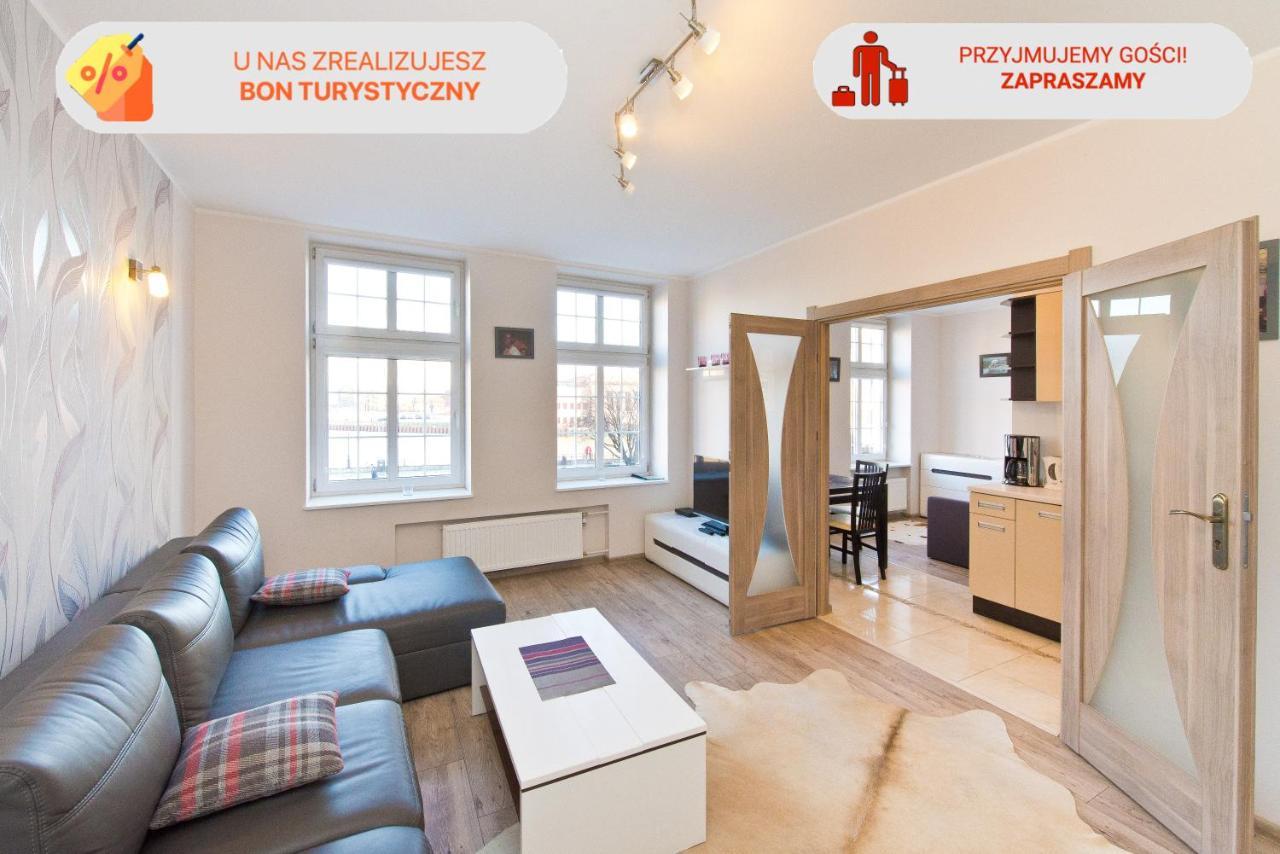 Gdanskie Apartamenty - Apartament Targ Rybny Z Widokiem Na Motlawe Esterno foto